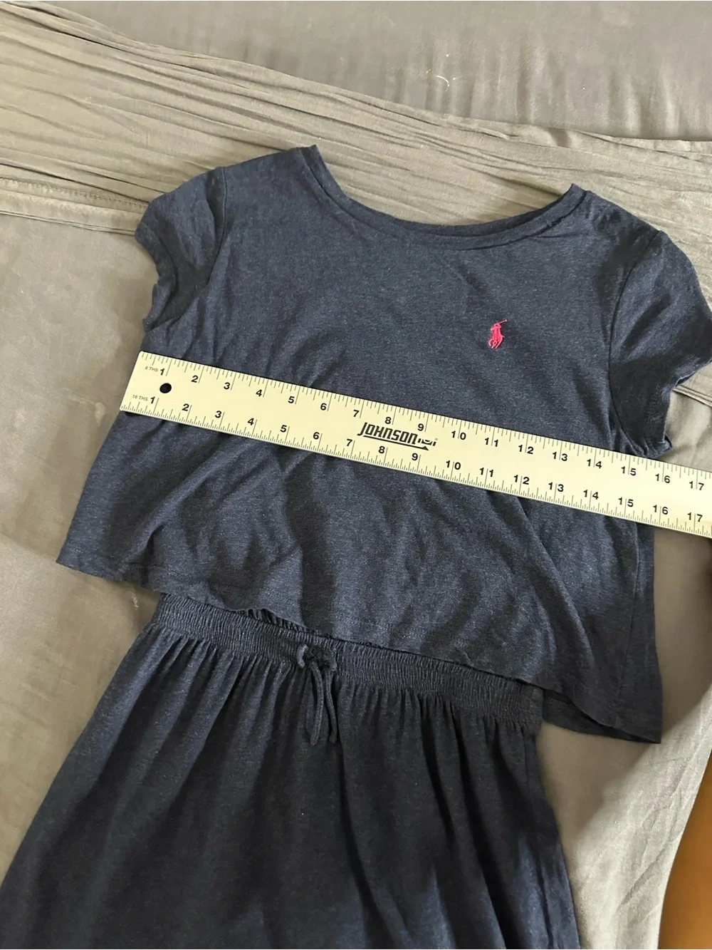 Polo Ralph Lauren girls cotton jersey tee dress embroidered pony on the chest